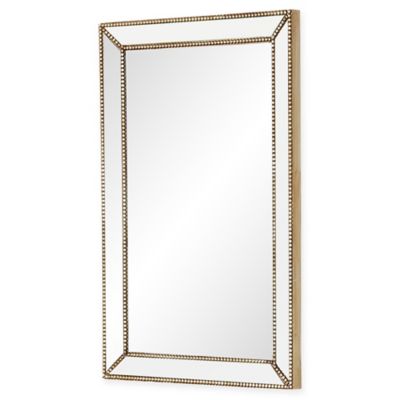 Abbyson Living Cosmo Rectangular Wall Mirror In Silver Gold Bed Bath Beyond