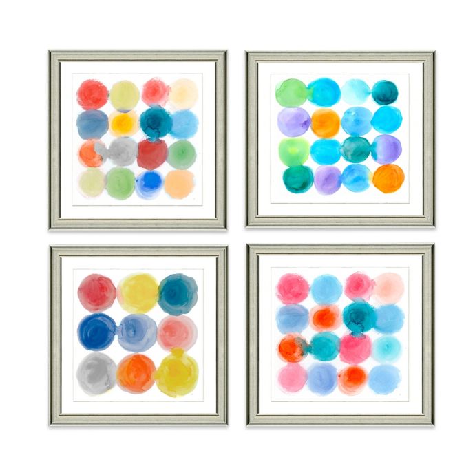 Watercolor Dots Framed Art Print Bed Bath & Beyond