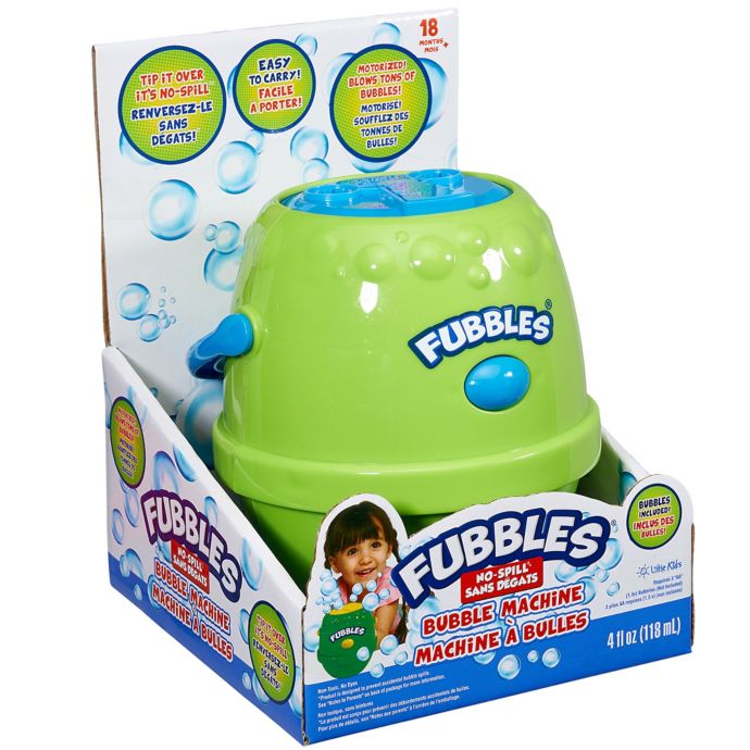 Little Kids® Fubbles™ No-Spill® Bubble Machine | Bed Bath and Beyond Canada