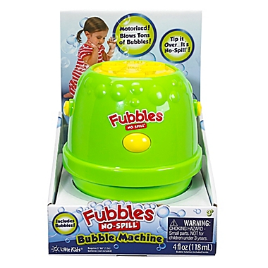Little Kids&reg; Fubbles&trade; No-Spill&reg; Bubble Machine in Green/Yellow. View a larger version of this product image.