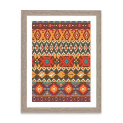 Tapestry Pattern I 18-Inch x 22-Inch Framed Art Print