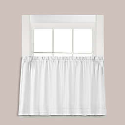 SKL Home Holden 2-Pack 36-Inch Rod Pocket Window Curtain Tiers in White