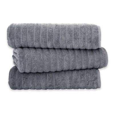 Classic Turkish Towels Turkish Cotton Ribbed Bath Sheets (Set of 3)