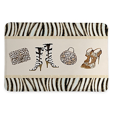 Laural Home Wild for Fashion 20&#39;&#39; x 30&#39;&#39; Memory Foam Bath Rug. View a larger version of this product image.