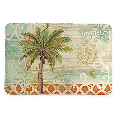Laural Home&reg; 20&quot; x 30&quot; Spice Palm Memory Foam Rug. View a larger version of this product image.