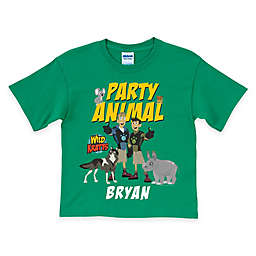 Wild Kratts Size 2/4 "Party Animal" Birthday T-Shirt in Green