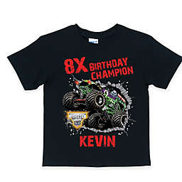 Monster Jam® Size 2T "Birthday Champion"  T-Shirt in Black