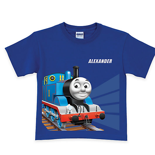 Friends Tracks T Shirt In Royal Blue, Thomas The Tank Sling Bookcase