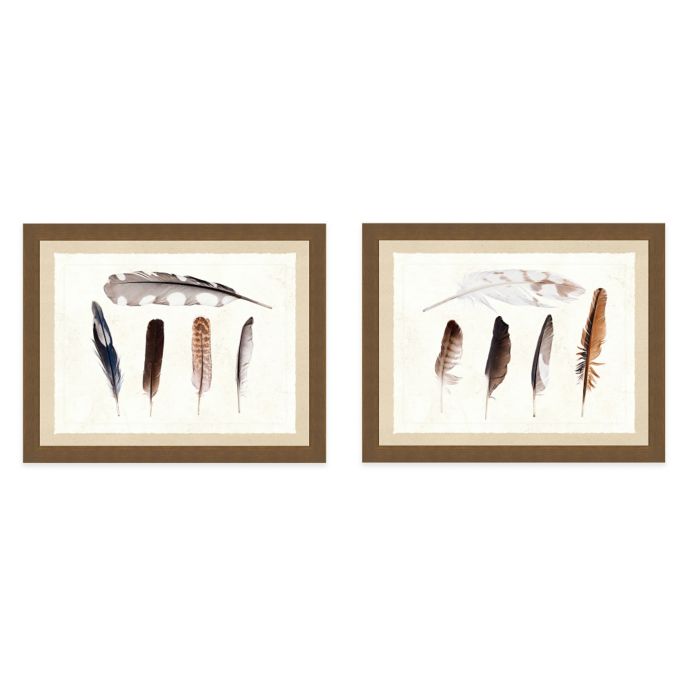 Multiple Feathers Framed Art Print Bed Bath & Beyond