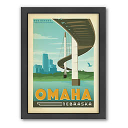 Anderson Design Group Art & Soul of America™ Omaha 27-Inch x 21-Inch Framed Wall Art