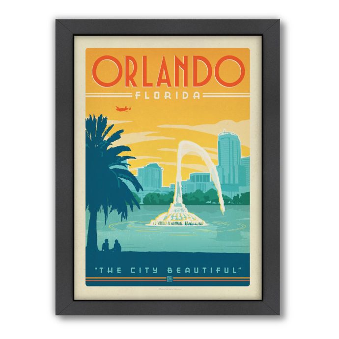 Art & Soul of America™ Orlando Framed Wall Art by Anderson Design Group
