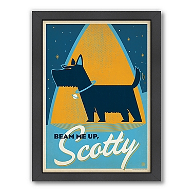 &quot;Beam Me Up, Scotty&quot; 27-Inch x 21-Inch Framed Wall Art by Anderson Design Group. View a larger version of this product image.