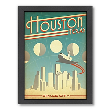 Art & Soul of America&trade; Houston: Space City Framed Wall Art by Anderson Design Group. View a larger version of this product image.