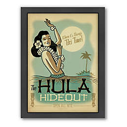 "Hula Hideout" 27-Inch x 21-Inch Framed Wall Art by Anderson Design Group