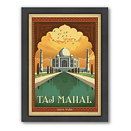 Anderson Design Group World Travel Taj Mahal 27-Inch x 21-Inch Framed Wall Art