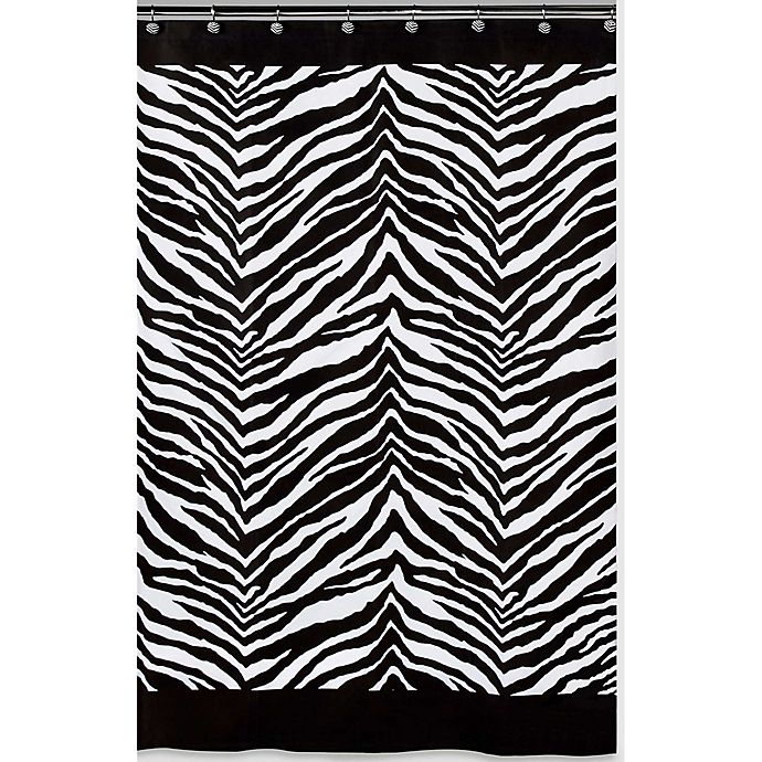 Creative Bath Zebra Shower Curtain, Zebra Shower Curtain