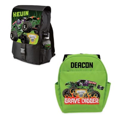 monster truck bookbag