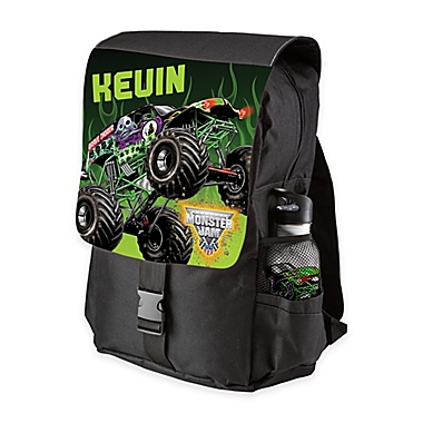 Monster Jam&reg; Grave Digger&reg; Youth Backpack in Black. View a larger version of this product image.