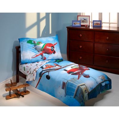 plane crib set