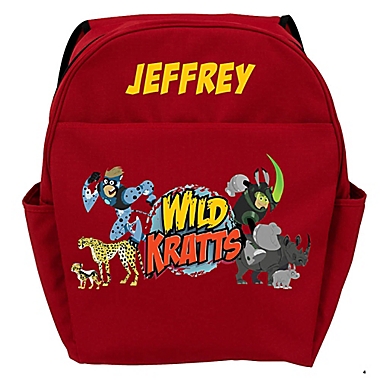 Wild Kratts&trade; Creature Adventure Youth Backpack in Red. View a larger version of this product image.