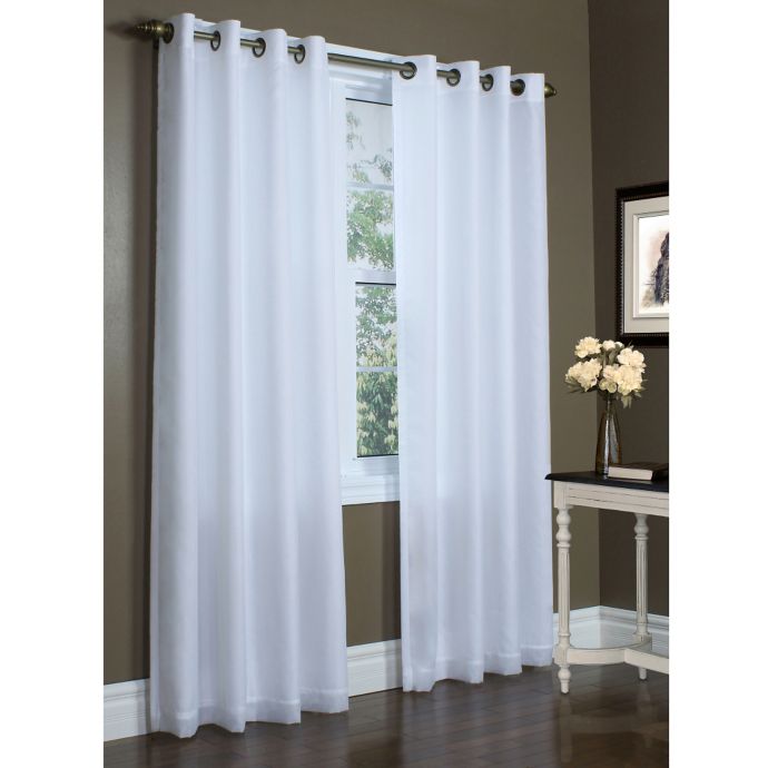 Rhapsody Grommet Top Window Curtain Panel Bed Bath And Beyond Canada