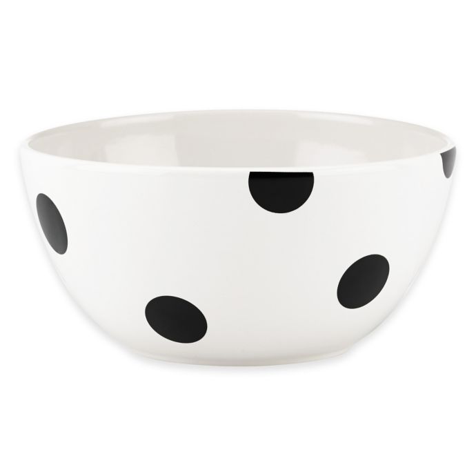 kate spade new york all in good taste deco dot 6 in.soup cereal bow