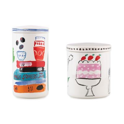kate spade new york All In Good Taste Canister | Bed Bath & Beyond