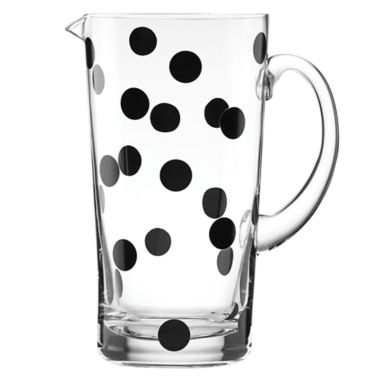 kate spade new york All in Good Taste™ Deco Dot Pitcher | Bed Bath & Beyond