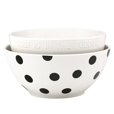 kate spade new york All In Good Taste Deco Dot Mixing Bowls (Set of 2) |  Bed Bath & Beyond