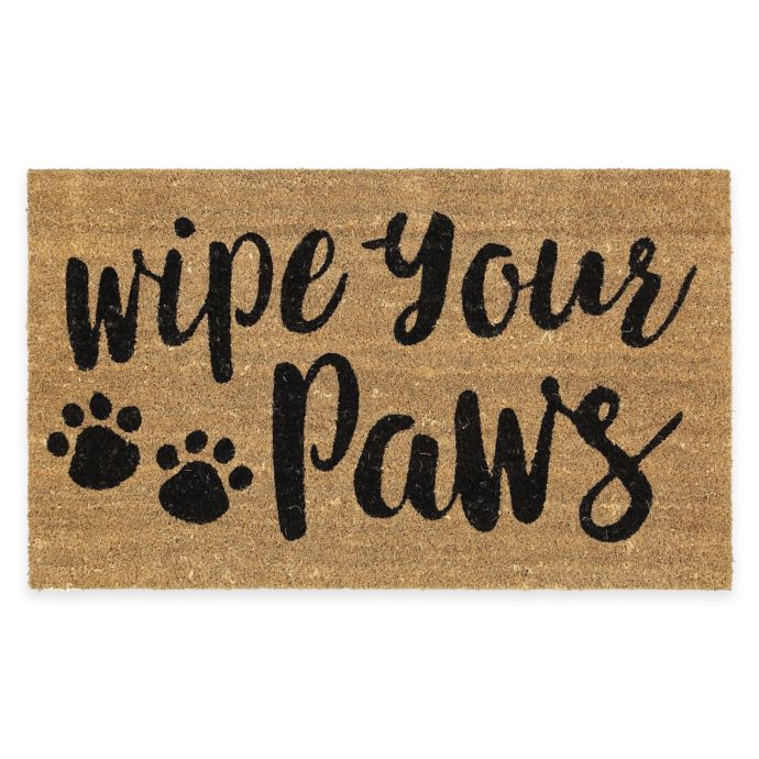 Mohawk Home Wipe Your Paws Coir Door Mat Bed Bath And Beyond Canada