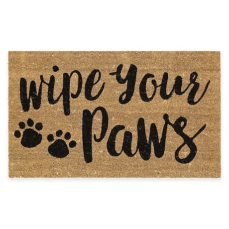 wipe your paws outdoor mat