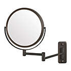 Alternate image 0 for Jerdon 5X/1x 2-Sided Round Wall Mount Mirror in Bronze
