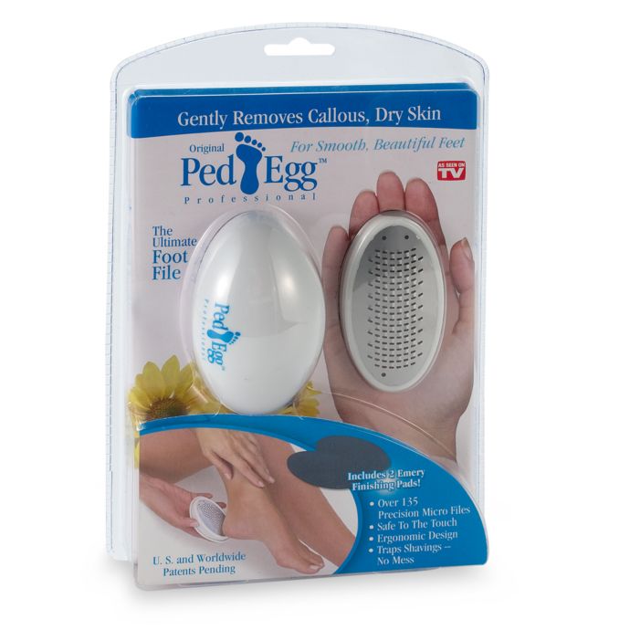 PedEgg™ Professional Pedicure Foot File with Emery Boards Bed Bath