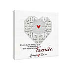 Alternate image 1 for We&#39;re My Favorite Love Story 16-Inch x 16-Inch Personalized Canvas Wall Art