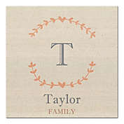 Family Name 20-Inch x 20-Inch Personalized Canvas Wall Art