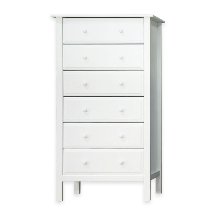 Davinci Jayden 6 Drawer Tall Dresser In White Buybuy Baby