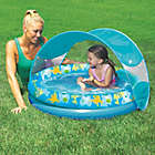 Alternate image 1 for Aqua Leisure&reg; Tot Sunshade Pool with Canopy and Carry Bag in Turquoise/Multi