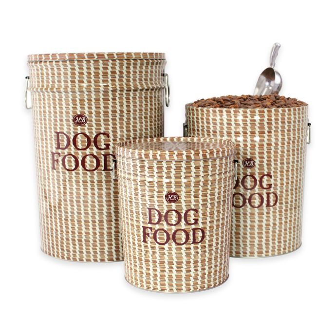 Harry Barker Sweetgrass Dog Food Container in Brown Bed Bath & Beyond