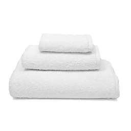 Soft Twist Bath Towel in White