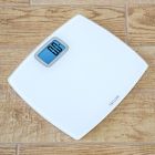 Alternate image 3 for Taylor Glass Digital Bathroom Scale with Bright White Platform
