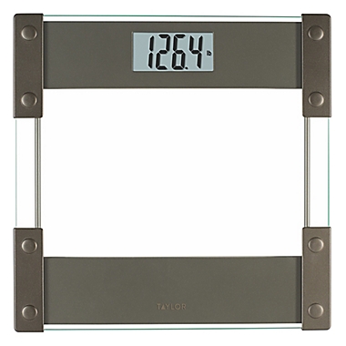 Taylor Digital Glass Bathroom Scale in Farmhouse Design. View a larger version of this product image.
