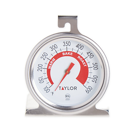 Taylor 3506 RA14257 Oven Dial Thermometer Stainless Steel/Black 