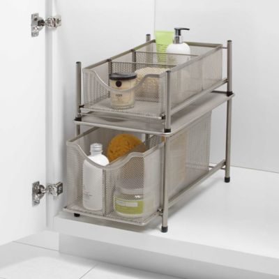 Org Under The Sink Mesh Slide Out Cabinet Drawer Collection Bed Bath Beyond