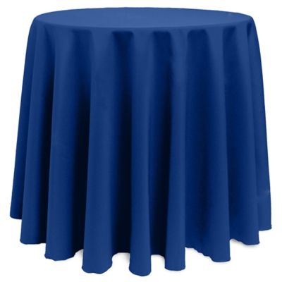 Basic Round Tablecloth Bed Bath Beyond, How Many Chairs Fit Around A 55 Inch Round Tablecloth