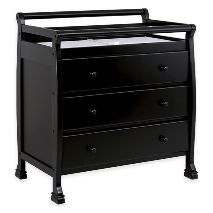 Davinci Kalani 3 Drawer Changer Dresser In Ebony Buybuy Baby