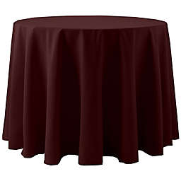 Ultimate Textile Spun Polyester Round Tablecloth