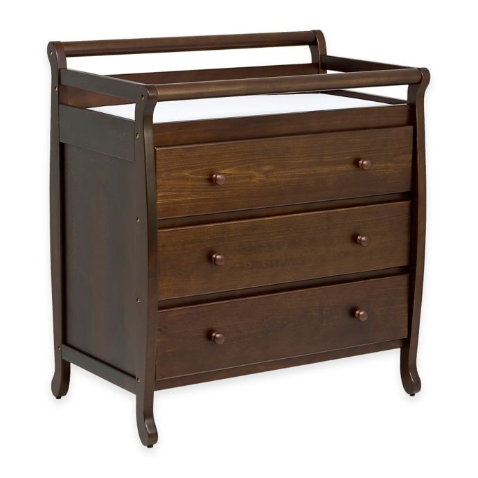 Davinci Emily 3 Drawer Changer Dresser In Espresso Buybuy Baby