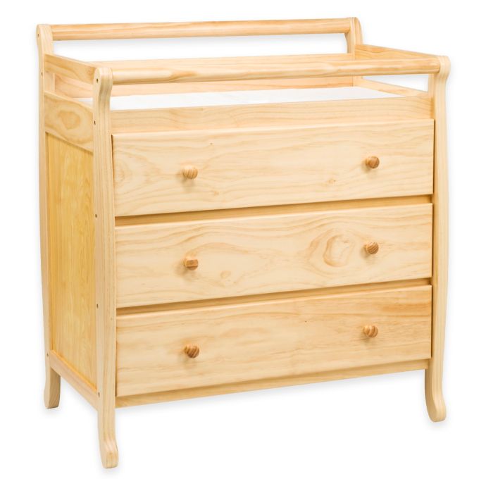 Davinci Emily 3 Drawer Changer Dresser In Natural Buybuy Baby