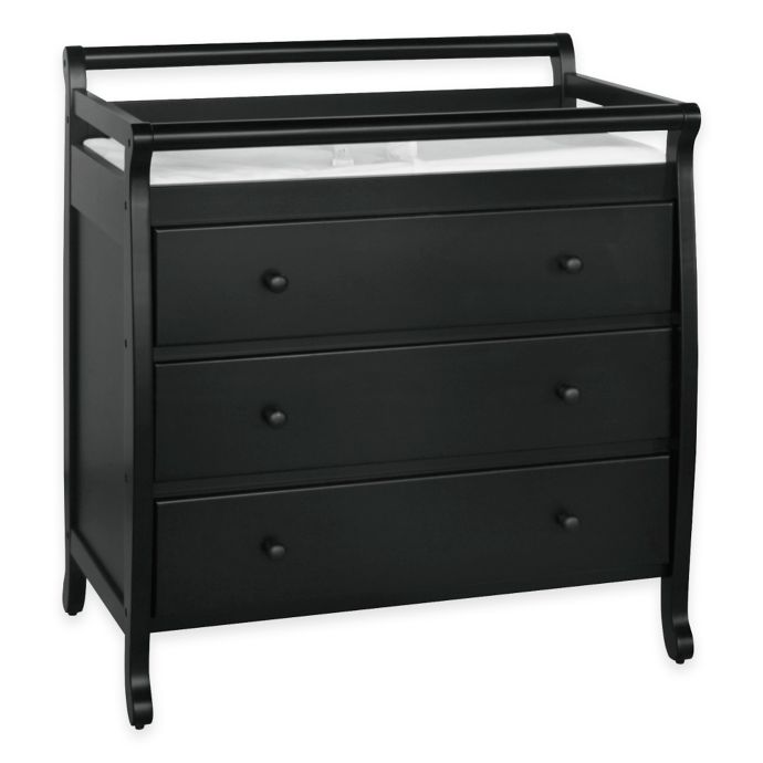 Davinci Emily 3 Drawer Changer Dresser In Ebony Bed Bath Beyond