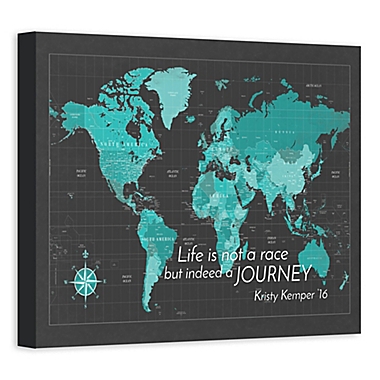 &quot;Life is Not a Race&quot; 14-Inch x 11-Inch Canvas Wall Art. View a larger version of this product image.
